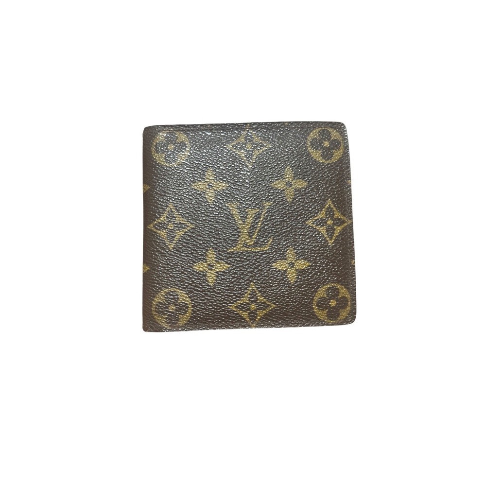 Louis Vuitton Monogram Canvas Bifold Wallet with Coin Pocket CA0958 Spain